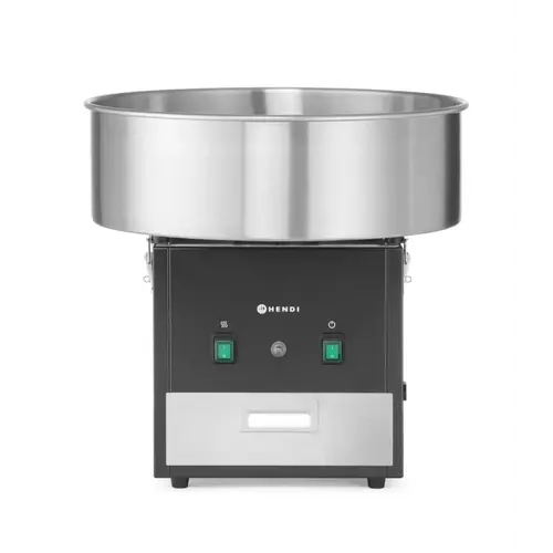  HorecaTraders Machine à barbe à papa | Acier au carbone | Distributeur | 52 x 52 x 50 cm 