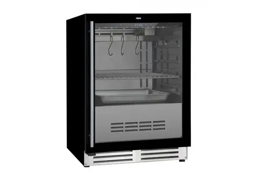  HorecaTraders Armoire de maturation à sec | 130 L | 3 crochets à viande | 59,5 x 57 x 82 (h) cm 