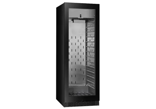  HorecaTraders Armoire de maturation à sec | 396 L | Noir | Humidité réglable | 59,5 x 71 x 172 (h) cm 
