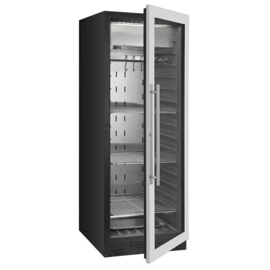 Trockengereifter Schrank | 388 l | 230 V | Vitrine | 59,5 x 71 x 172 (H) cm