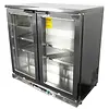HorecaTraders Dry-aged cabinet | Stainless steel | 198 L | -3/+5°C | 2 doors | 920×550×910 mm