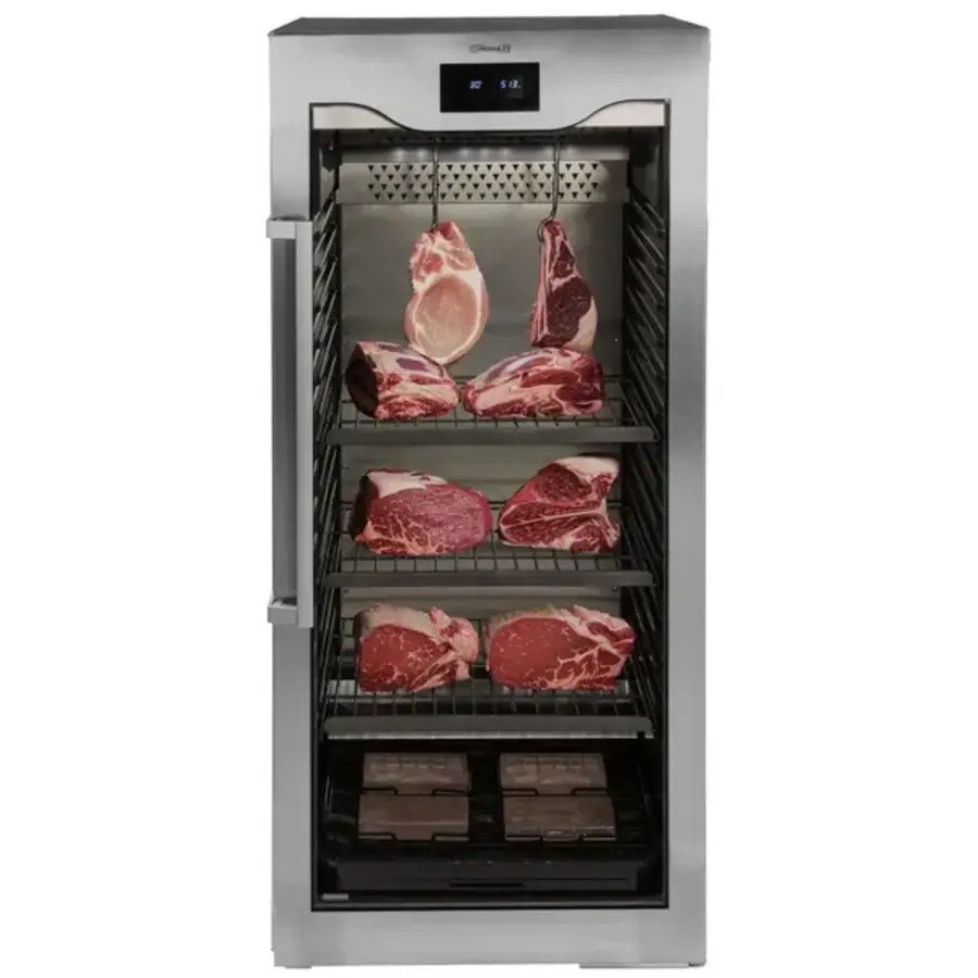 Dry aged Cabinet | 480L | Stainless steel | 0°C/+25°C | 70x81x166.2 (h) cm | 3 shelves