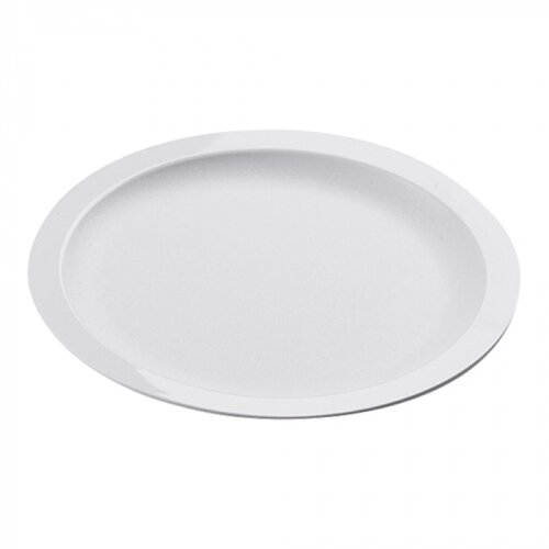  HorecaTraders White round plate Ø23 cm | stackable | polycarbonate | microwave-safe 