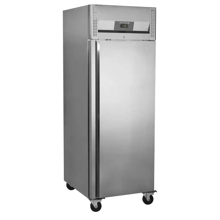 Congélateur en acier inoxydable | 408 L | -22 °C à -18 °C | 60 Hz | 60 x 53,3 x 150 cm | Fermeture automatique