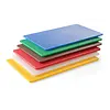 HorecaTraders Lot de 6 planches à découper HACCP | PEHD | 530 x 325 x 10 mm | Colorées