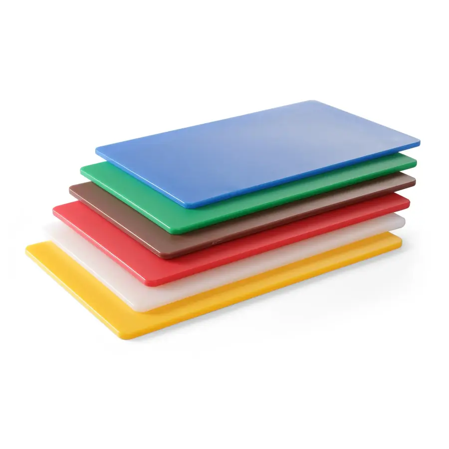 6er-Set HACCP-Schneidebretter | HDPE | 530 x 325 x 10 mm | farbig