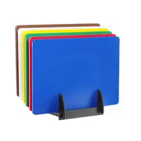 Set of 6 HACCP Cutting Boards for Hospitality & Pastry – Including Rack