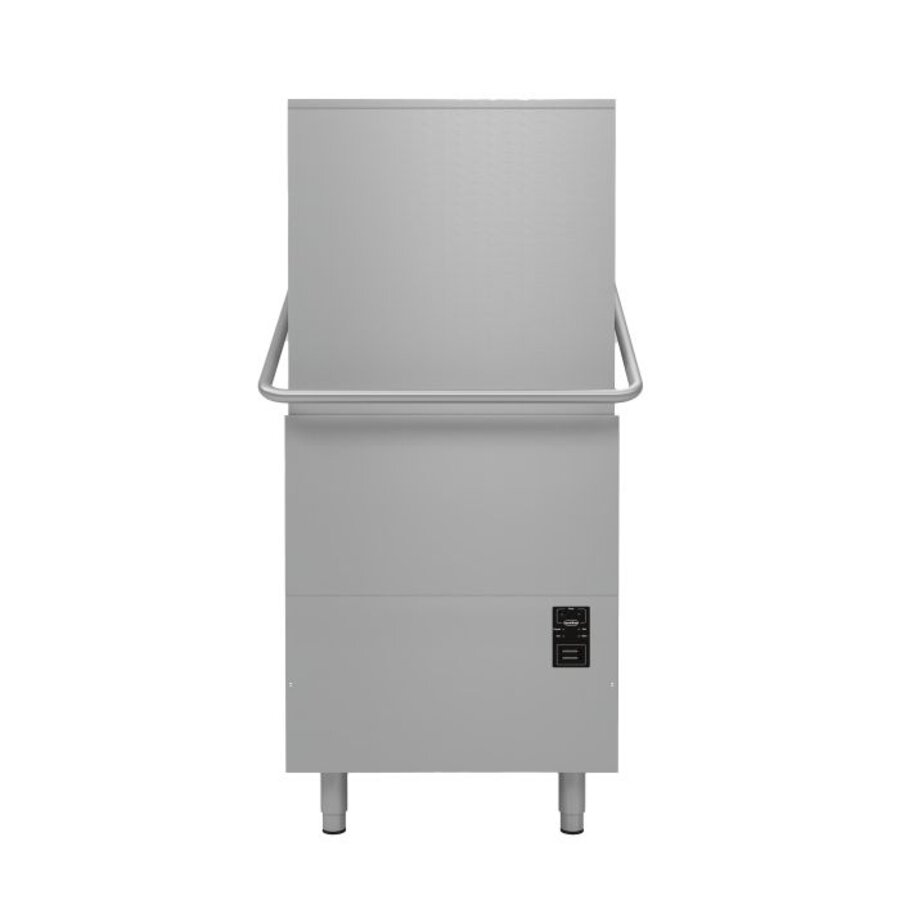 RVS doorschuifvaatwasser | met afvoer en zeepdoseerpomp | 81,5x73x128,4cm