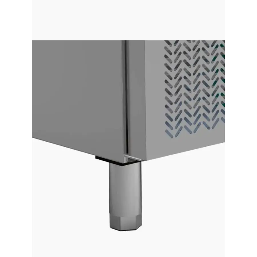 Établi réfrigéré | 4 portes | 550 L | Moteur à gauche | 70 x 88 x 225 cm