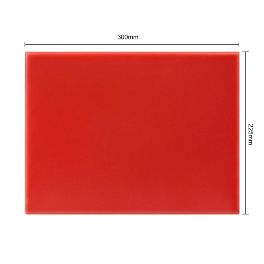 Hygiplas cutting board set | LDPE | 300x225x10mm | HACCP | 6 pieces