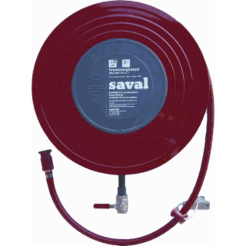  Saval Deco D32 Feuerwehrschlauchhaspel | Stahl | 3/4" | Einbau-/Aufbaumontage 