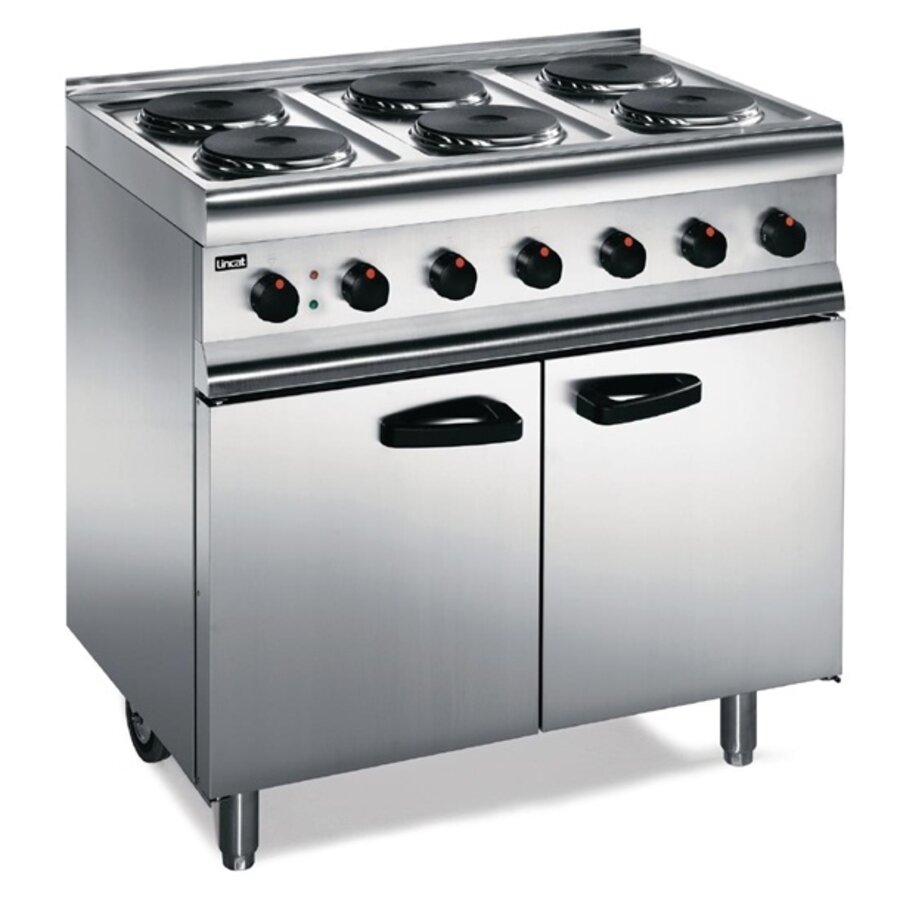 400V Electric 6-Burner Stove with Large Oven