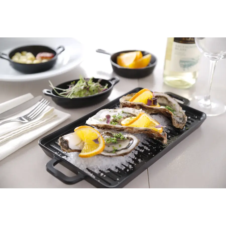 Runde Backform | Mini | Schwarz | Melamin | 15 x 11,5 x (H) 3,7 cm | 2 Varianten