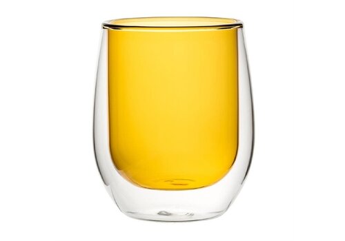  HorecaTraders Utopia Doppelwandiges Wasser - Bernstein 9,7 oz/27 cl (6 Stück) 