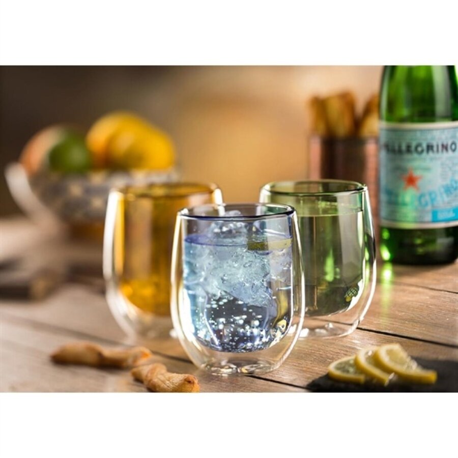 Utopia Doppelwandiges Wasser - Bernstein 9,7 oz/27 cl (6 Stück)