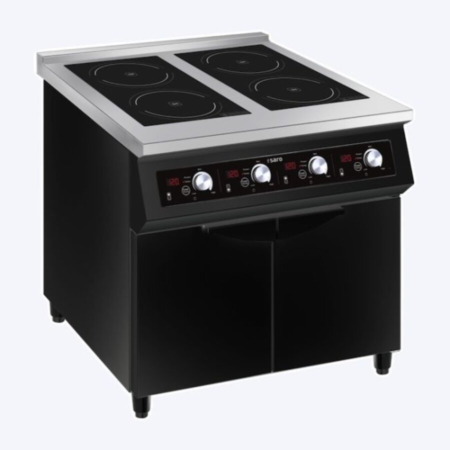 Induction hob | 4 zones | Pan diameter 160-260mm | 80x70x87cm