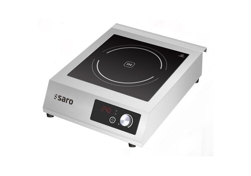  HorecaTraders Induction hob | Stainless steel | 10 levels | 44x54x14cm 
