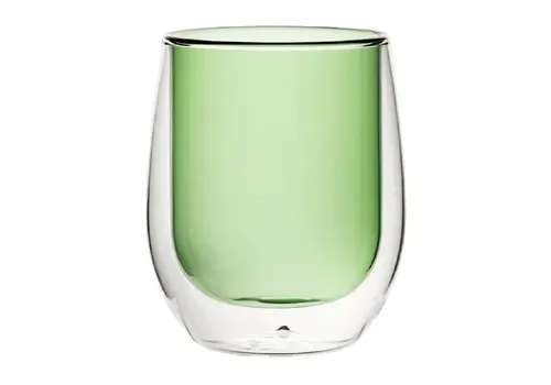  HorecaTraders Eau à double paroi Utopia - Verte 9,7 oz/27 cl (6 unités) 