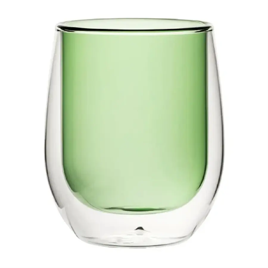 Utopia Doppelwandiges Wasser - Grün 9,7 oz/27 cl (6 Stück)