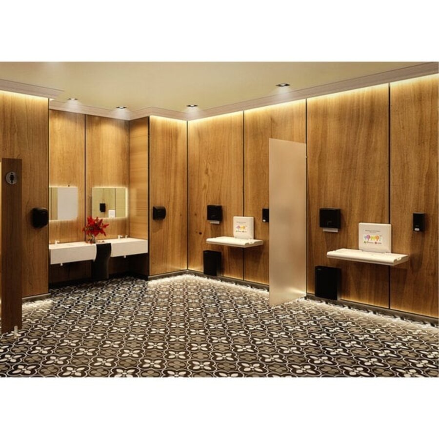 Table à langer | mediclinics | Plastique | Pliable (horizontale) | Antibactérienne | 86 x 10 cm / 57 x 48 cm (h)