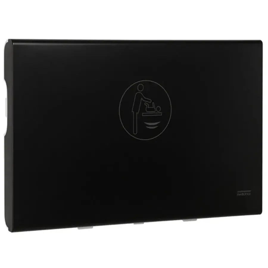 Wickeltisch | mediclinics | Edelstahl | Klappbar (horizontal) | Antibakteriell | 86 x 100 cm / 57 x 48 cm (H)