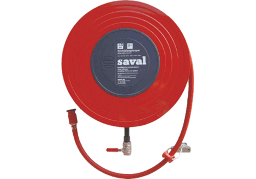  Saval Fire hose reel with clamp connection | 30 m hose 