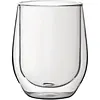 HorecaTraders Verre à whisky à double paroi | 330 ml | 11 cm (h) x 11 cm (Ø) | Lot de 6