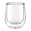 Dubbelwandig  macchiato glas | 110ml | 6,5(h) x 6,9(b) x 6,9(l)cm | 12 stuks