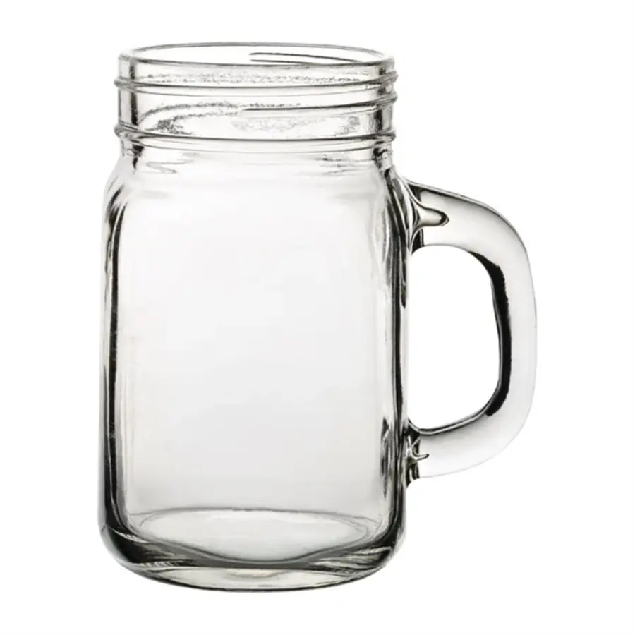 Jars met Handvat | 430ml | 12(h) x 7(Ø)cm | 24 stuks