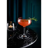 Coupe Glasses | 240ml | 13.1(h) x 9.3(w)cm | borosilicate glass | 6 pieces