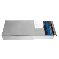 Stainless steel coffee drawer with removable drawer
