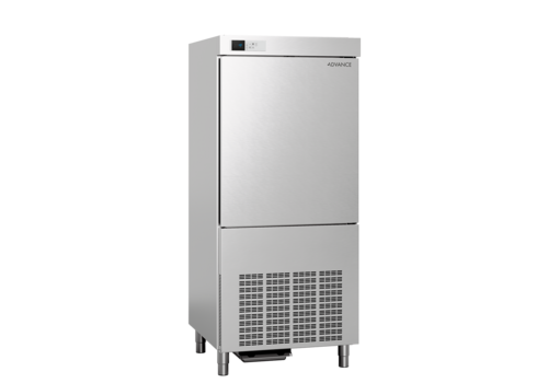  HorecaTraders Snel vriezer | RVS |-40°+10° | verstelbare poten | 800x930x1814-1864(h) cm 