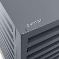 Gehäusehaube | Gehäuse für Klimaanlage/Wärmepumpe | Schwarz | 80 x 110 cm