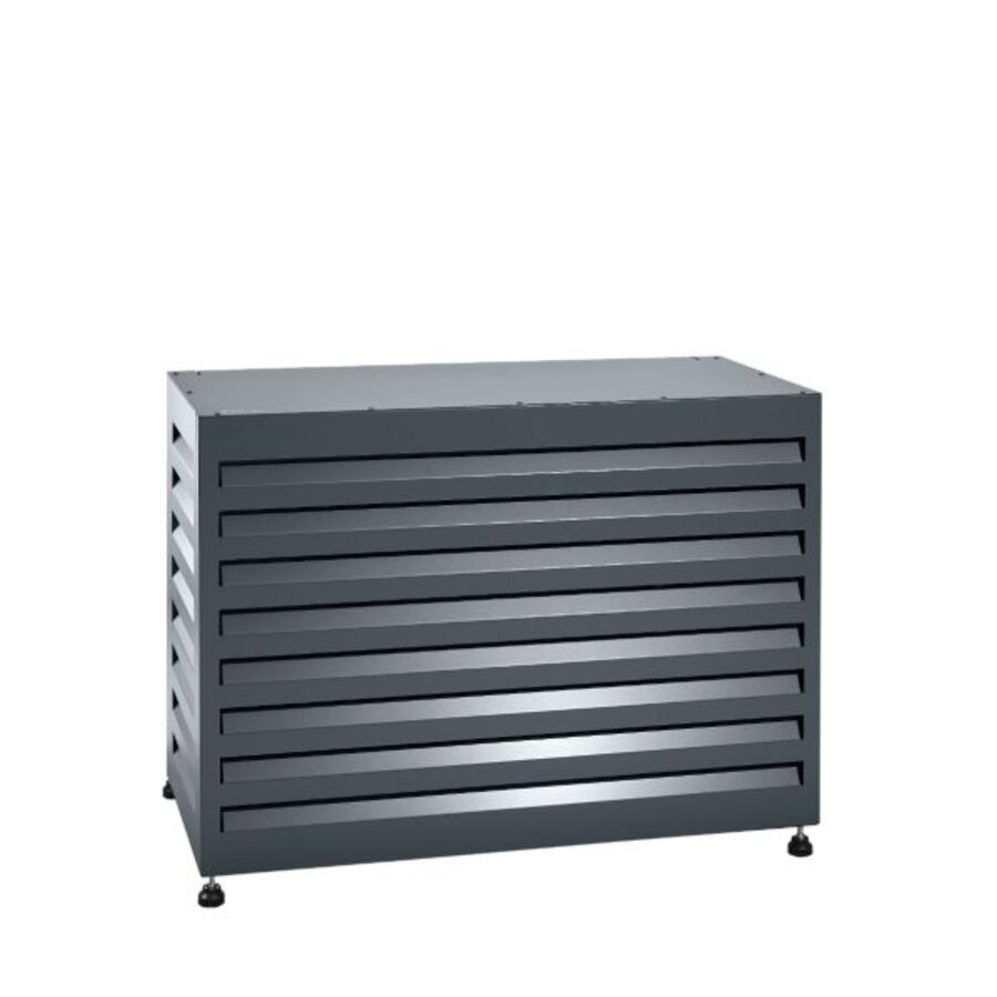 Casing hood | Housing for air conditioning/heat pump | Black | 80x110cm