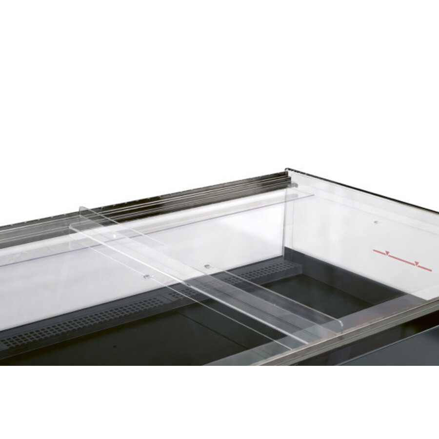 Îlot de refroidissement | Impulse | Fenêtres coulissantes en plexiglas | Prêt à brancher | 92 x 15 x 88 cm