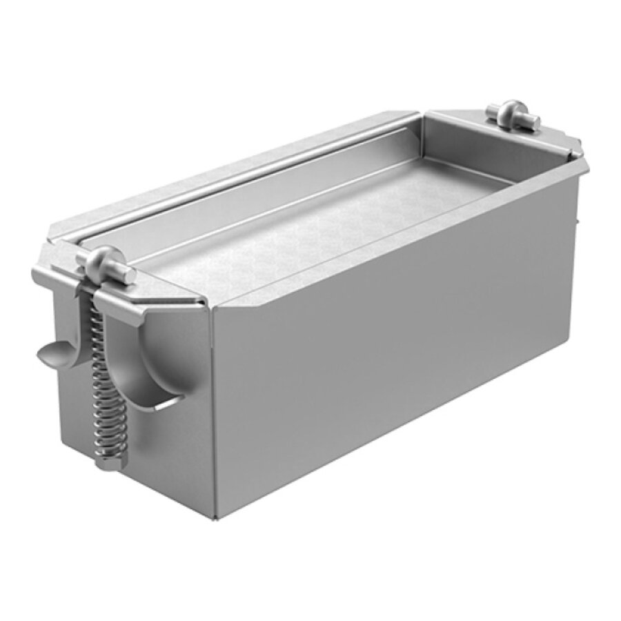 Adelmann Pastetenform Edelstahl 8x20x8 cm