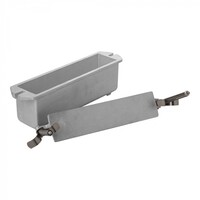 Adelmann Rectangular Pate Mould Aluminum 7.5x24x5.5 cm