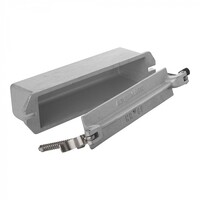 Moule à pâté rectangulaire Adelmann en aluminium 7,5 x 24 x 5,5 cm