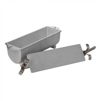 Adelmann Halbrunde Kuchenform Aluminium 8x25x8 cm