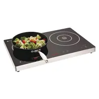 Double induction hob | Touch control | 3000W | 5.6(h) x 60.8(w) x 37(d)cm