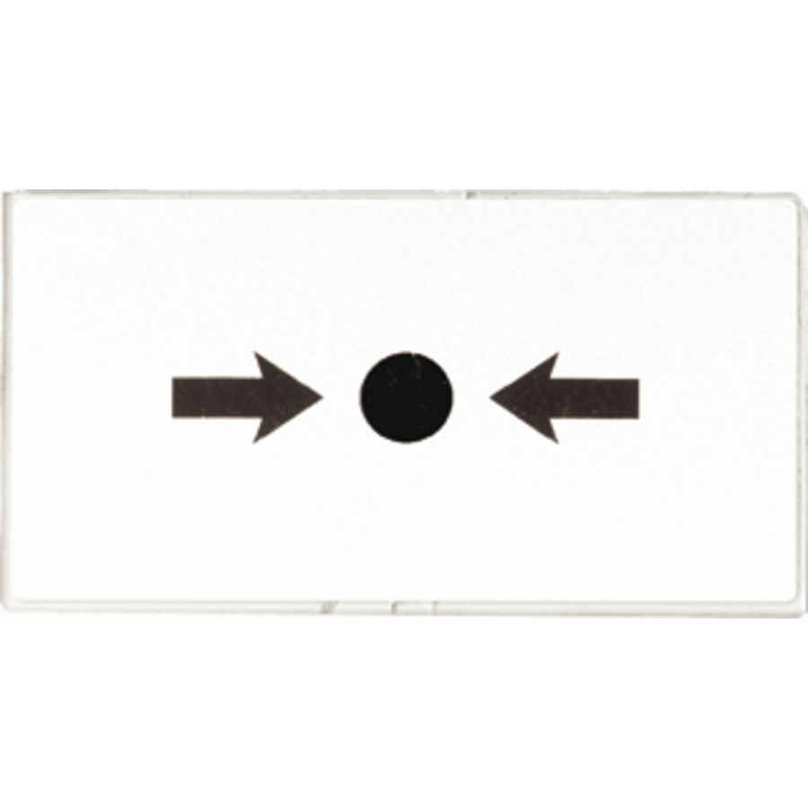 Ajax break glass manual detector 76x40 mm – set of 10