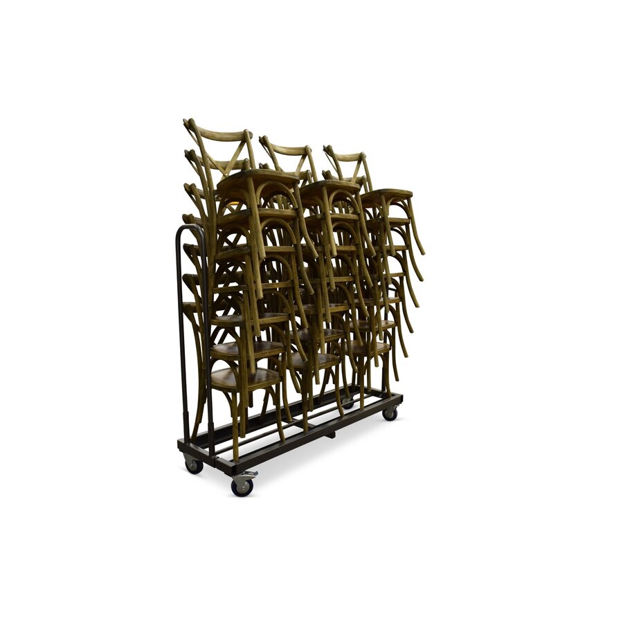 Stackable Chair Trolley | 176 × 51-72 × 42 cm