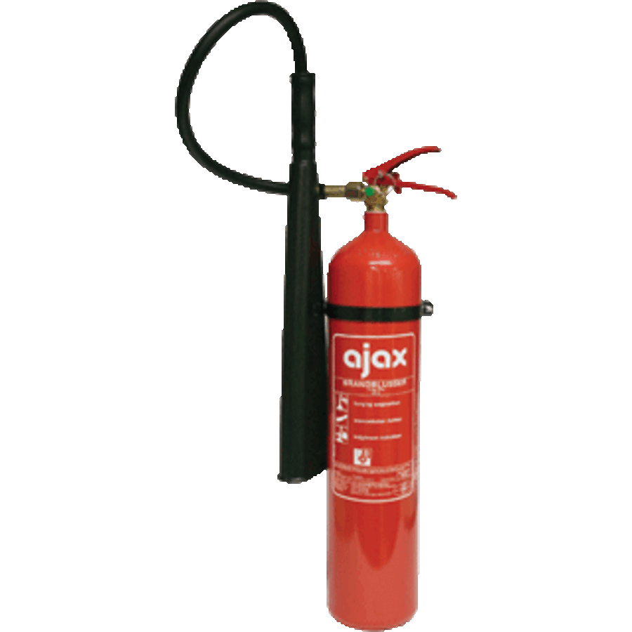 Extincteur | CO2 | 6,4 kg | Manuel | Portée 3 m | Classe B