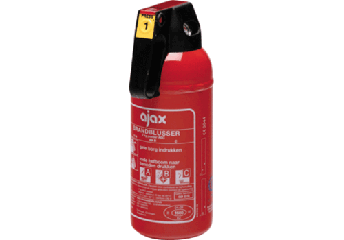  Chubb Ajax Feuerlöscher | Pulver | 2 l | Manuell | 315 x 110 mm | Klasse A/B/C 