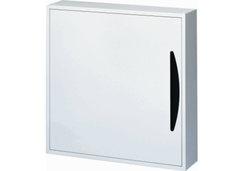  Chubb Ajax Armoire à bobines | Basique | Blanc | Acier | Encastrable/Montage en surface | 790 x 790 x 135 mm 