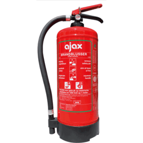  Chubb Ajax Foam extinguisher | PFAS-free | 6L | Fire class A/B | 35s spray time | 4m range 