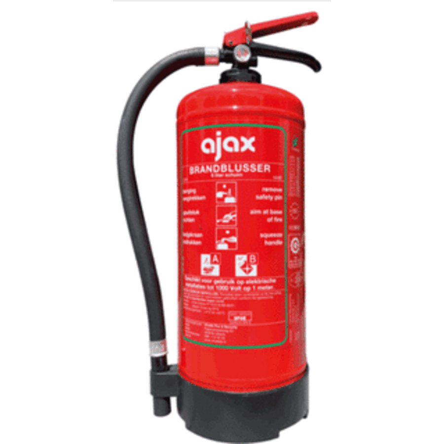 Foam extinguisher | PFAS-free | 6L | Fire class A/B | 35s spray time | 4m range