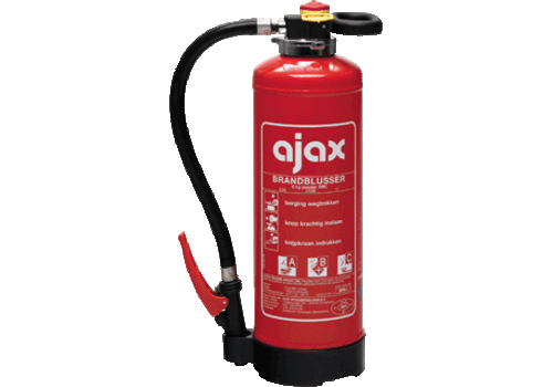  Chubb Ajax fire extinguisher | 6L | ABC | manual | with mounting bracket 