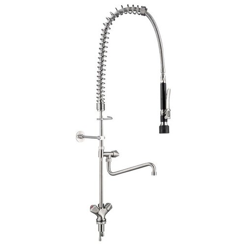  Combisteel 1-hole rinse shower | Stainless steel | 390x975 mm 