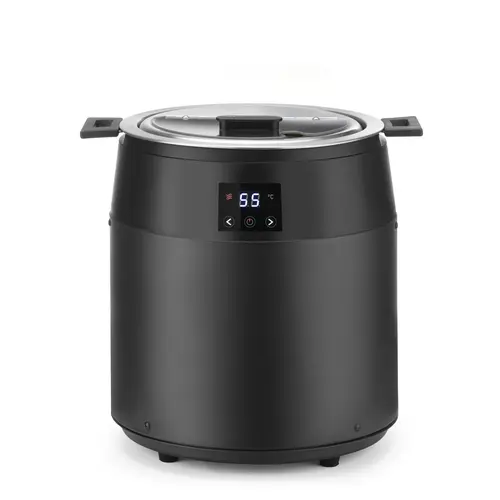 Hendi Soup kettle without water | 10 L | Digital | Black | ø330x(H)398 mm 